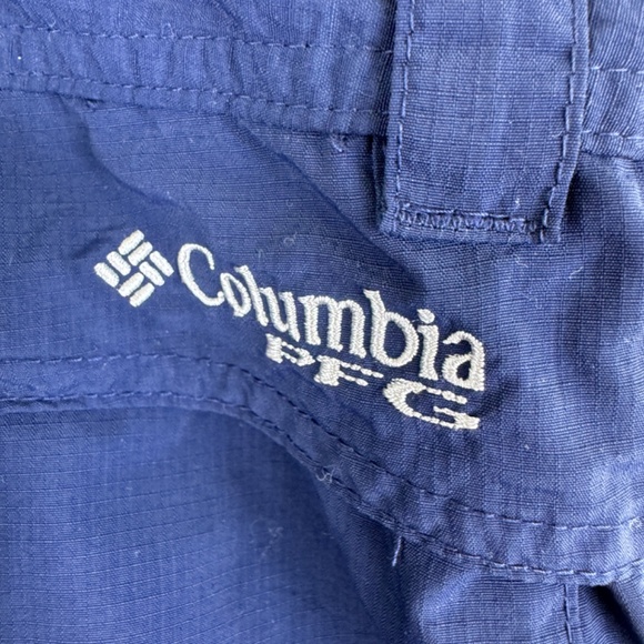 COLUMBIA SPORTSWEAR PFG Dark Blue Nylon Midi Outdoor Skirt / Waist 22 in - Picture 13 of 16